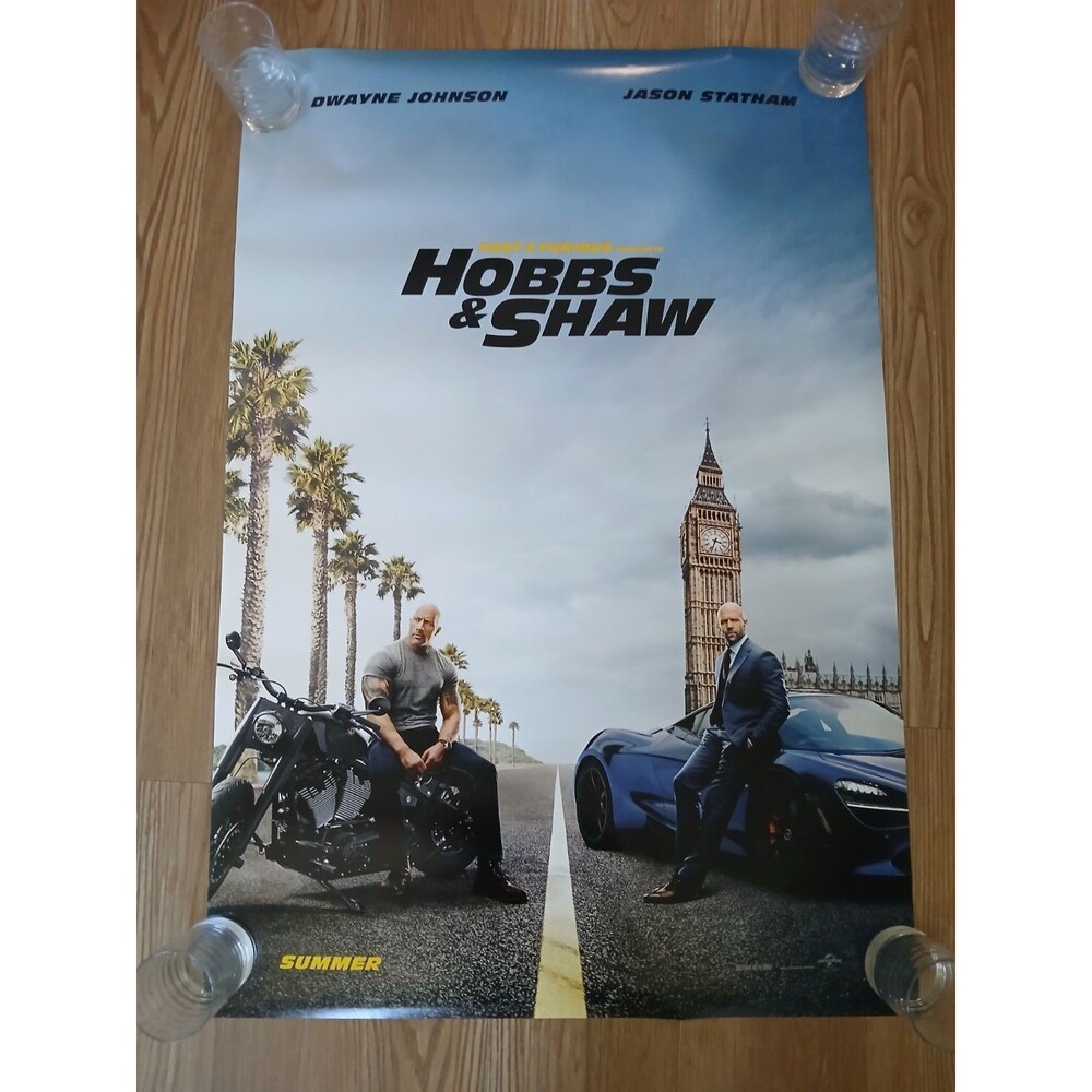 Fast & Furious Presents Hobbs & Shaw 2019 DS Original Movie Poster 27" x 40"